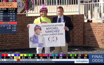 Mychel Sanchez Records 2,000th Career Win Aboard Princess Summer